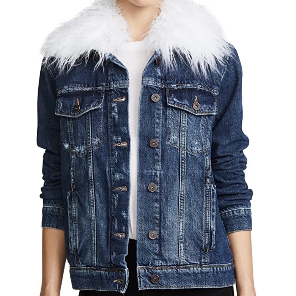 Paige Sherpa Collar Heidi Jacket